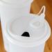 Restaurantware Pop Lock Coffee Cup Lid Basic Plastic Disposable Straws & Drink Accessories in White | Wayfair RWP0559W