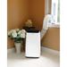 Amana 10,000 BTU Portable Air Conditioner Cools Rooms up to 350 Sq. Ft, w/ Remote, White/Black | 28.7 H x 16.9 W x 14.2 D in | Wayfair AMAP101AB-2