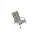 Latitude Run® Gardenella Beach Chair Metal in Gray | 30 H x 24 W x 32.5 D in | Wayfair 1E7C91A4EF004B7FA9251C037A7DE13C