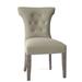 Hekman Bryn Tufted Wingback Side Chair Faux Leather/Upholstered/Velvet/Fabric in Red/White | 40 H x 24 W x 26.5 D in | Wayfair 72751381-092F
