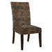 Hekman Jenny Side Chair Faux Leather/Upholstered/Velvet/Fabric in Red/Brown | 40 H x 19.5 W x 25.75 D in | Wayfair 72771000-072F