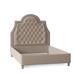 My Chic Nest Amanda Upholstery Standard Bed Upholstered in Brown | 64 H x 74 W x 90 D in | Wayfair Amanda Bed-554-1038-1130-Old Gold-CK