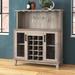 Steelside™ Shasta Bar Cabinet Wood in Gray | 44.5 H x 15.8 D in | Wayfair 63F43FEA6D25477B8D930BB7D5CC7362