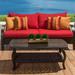 Zipcode Design™ Fresca 2 Piece Sofa Seating Group w/ Cushions Synthetic Wicker/All - Weather Wicker/Wicker/Rattan | 33 H x 76 W x 31 D in | Outdoor Furniture | Wayfair