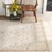 White 102 x 0.38 in Area Rug - Birch Lane™ Aden Floral Handmade Hooked Wool Ivory/Brown/Grey Area Rug Wool | 102 W x 0.38 D in | Wayfair