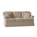 Lark Manor™ Amrin 73" Rolled Arm Sofa w/ Reversible Cushions in Brown | 34 H x 73 W x 35 D in | Wayfair AE0105ADE3114FFFA6B8CF4D378AE5C8