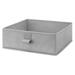 Whitmor Clip & Cube™ Fabric Storage Bin Fabric in Brown | 4.25 H x 10.88 W x 10.75 D in | Wayfair 6333-11693-ALY-PDQ