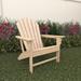 Rosecliff Heights Toliver Resin Adirondack Chair in Brown | 31.5 H x 37.4 W x 31.1 D in | Wayfair 4EAC137451CF472C8948CB62845E2ADD