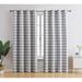 Gracie Oaks Belmoor Plaid Max Blackout Thermal Grommet Curtain Panels Polyester in Gray | 84 H in | Wayfair 087BAB5DA72440E49F9E909AB16892D2
