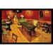 Vault W Artwork Night Cafe w/ Pool Table by Vincent Van Gogh - Graphic Art Print on Paper in Orange/Red | 26.5 H x 38.5 W x 1.25 D in | Wayfair