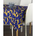 House of Hampton® Kiefer Flowers Tablecloth Polyester in Blue/Gray/Yellow | 60 D in | Wayfair 717DEAC2D2864CDF86F9F879E700FE7B