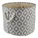 Tucker Murphy Pet™ Lattice Paw Fabric Bin Fabric in Gray | 12 H x 15 W x 15 D in | Wayfair 579D511E8A7A43A380FAC955F66D693E