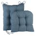 Charlton Home® Indoor Rocking Outdoor Chair Cushion Polyester in Gray/Blue/Black | 3 H x 17 W in | Wayfair 5823069E5A1544FAACB8DD7B15CF0643