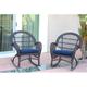 Darby Home Co Berchmans Wicker Rocker Chair w/ Cushions | 36 H x 35 W x 29 D in | Outdoor Furniture | Wayfair E7CEFC3C00C146A5991EFC093D2D50EA