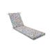 Alcott Hill® Indoor/Outdoor Chaise Lounge Cushion Polyester in Blue/Gray/Red | 3 H x 23 W x 80 D in | Wayfair 07F1D9D8DE75461DB36257C170CE7F85