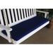Red Barrel Studio® Indoor/Outdoor Bench Cushion Acrylic in Blue/Black | 55 W x 17 D in | Wayfair CC952503AD0148419B95B310E587B1A3