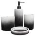 Wrought Studio™ Endicott Poly Resin 4 Piece Bathroom Accessory Set Resin in Black | Wayfair B61E15CE98B1430EA7F8511EF33F6272