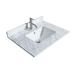 Wyndham Collection 30" Single Bathroom Vanity Top in w/ Sink Marble in White | 0.75 H x 30 W x 22 D in | Wayfair WCVVCA130STOPUNSCW