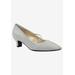 Women's Idenah Pump by J. Renee in Silver Glitter (Size 7 M)