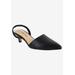 Extra Wide Width Women's Sarah II Slingback by Bella Vita in Black Snake (Size 7 1/2 WW)