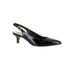 Extra Wide Width Women's Scarlett II Slingback Pumps by Bella Vita® in Black Patent (Size 8 1/2 WW)