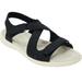 Women's The Anouk Sandal by Comfortview in Black (Size 7 1/2 M)