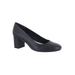 Extra Wide Width Women's Proper Pumps by Easy Street® in Navy (Size 11 WW)