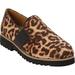 Women's The Taren Slip On Flat by Comfortview in Leopard (Size 7 M)