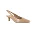 Wide Width Women's Scarlett II Slingback Pumps by Bella Vita® in Nude Patent (Size 9 1/2 W)