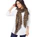 Women's Lightweight Scarf by Accessories For All in Classic Animal