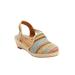 Extra Wide Width Women's The Clea Espadrille by Comfortview in Natural (Size 12 WW)