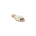 Extra Wide Width Women's The Abigail Sandal by Comfortview in White (Size 12 WW)