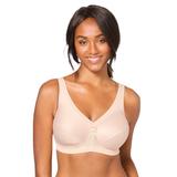 Plus Size Women's Glamorise® Magic Lift® Medium-Impact Wireless Sport Bra 1005 by Glamorise in Cafe (Size 44 H)