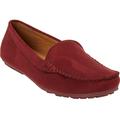 Wide Width Women's The Milena Moccasin by Comfortview in Burgundy (Size 10 1/2 W)
