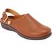 Extra Wide Width Women's The Indigo Convertible Mule by Comfortview in Cognac (Size 9 1/2 WW)