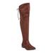 Extra Wide Width Women's The Cameron Wide Calf Boot by Comfortview in Brown (Size 9 WW)