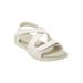 Women's The Anouk Sandal by Comfortview in White (Size 10 1/2 M)