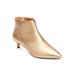 Extra Wide Width Women's The Meredith Bootie by Comfortview in Gold (Size 8 1/2 WW)