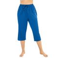 Plus Size Women's Taslon® Cover Up Capri Pant by Swim 365 in Dream Blue (Size 38/40)