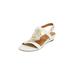 Extra Wide Width Women's The Carina Slingback by Comfortview in White (Size 9 WW)