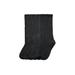 Plus Size Women's 6-Pack Rib Knit Socks by Comfort Choice in Black (Size 1X) Tights
