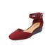 Extra Wide Width Women's The Aurelia Pump by Comfortview in Wine (Size 10 WW)