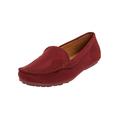 Women's The Milena Slip On Flat by Comfortview in Burgundy (Size 7 M)