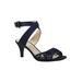 Wide Width Women's Soncino Sandals by J. Renee® in Navy (Size 8 1/2 W)