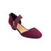 Extra Wide Width Women's The Camilla Pump by Comfortview in Dark Berry (Size 9 1/2 WW)