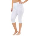 Plus Size Women's Rago® Light Control Capri Pant Liner 920 by Rago in White (Size 8XL) Slip