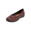 Women's The Gab Flat by Comfortview in New Wine (Size 8 M)