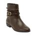 Women's The Mickey Bootie by Comfortview in Dark Brown (Size 10 1/2 M)