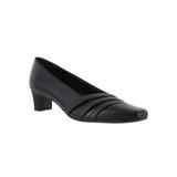 Women's Entice Pump by Easy Street in Black Leather (Size 10 M)