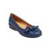 Women's The Pamela Slip-On Flat by Comfortview in Navy (Size 8 1/2 M)